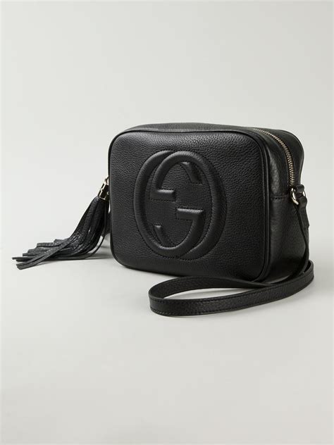 gucci black circle hard sided leather cross body purse|genuine Gucci crossbody bags.